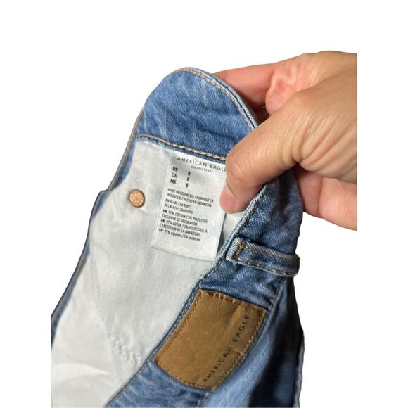 American Eagle Distressed Tom Girl Shorts Size 8‎ - Picture 8 of 8